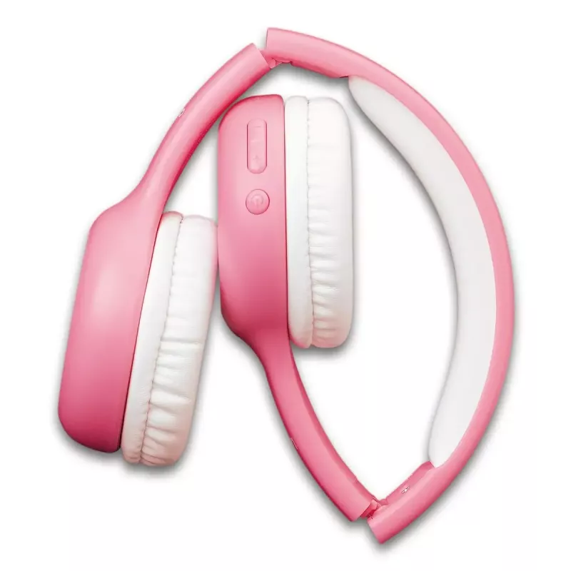Ausinės vaikams Lenco HPB-110PK Bluetooth, 85 dB ribotuvas, rožinės