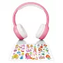 Ausinės vaikams Lenco HPB-110PK Bluetooth, 85 dB ribotuvas, rožinės