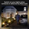Philips Hue White Welcome Floodlight lauko prožektorius, 20.5 W LED, 220–240 V įvadas, 24 V šviestuvas, juodas, 160×220×153 mm