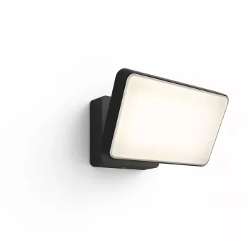 Philips Hue White Welcome Floodlight lauko prožektorius, 20.5 W LED, 220–240 V įvadas, 24 V šviestuvas, juodas, 160×220×153 mm