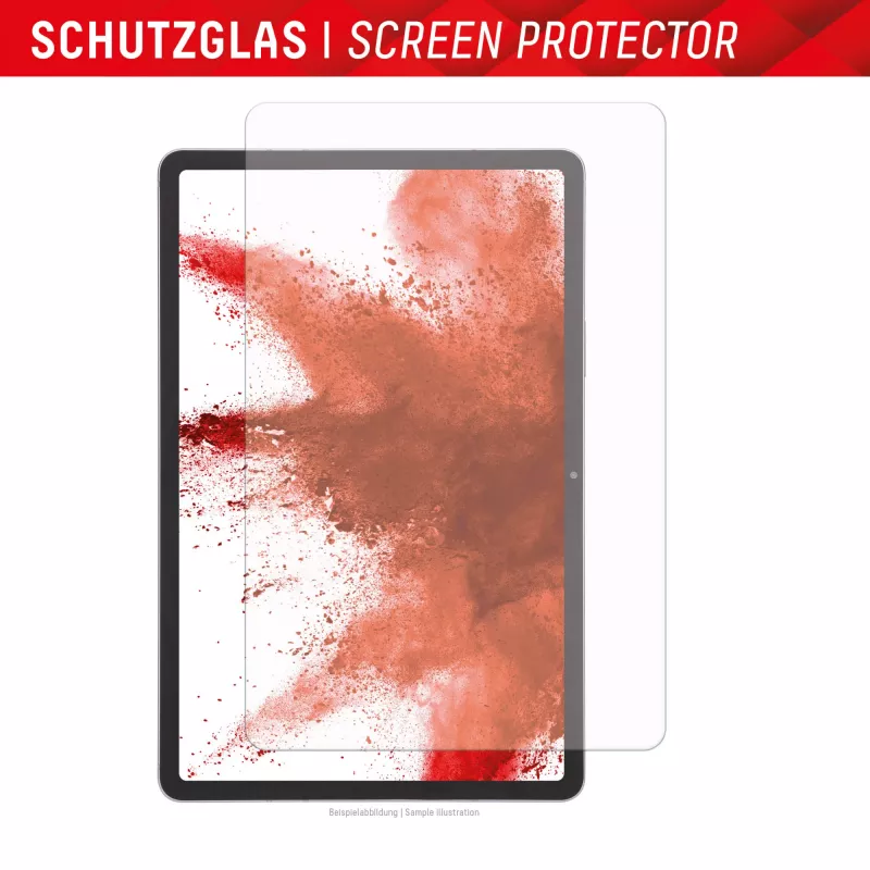 Displex Tablet Glass (9H), skirtas Samsung Galaxy Tab S7/S8/S9/S9 FE/S10 FE/S10 Lite, su Eco montavimo rėmeliu, nedūžtantis