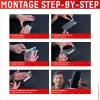 Displex Smart Glass (9H) apsauginis stiklas Apple iPhone 14 Pro Max, su montavimo lipdukais, nedūžtantis, itin plonas, nematomas