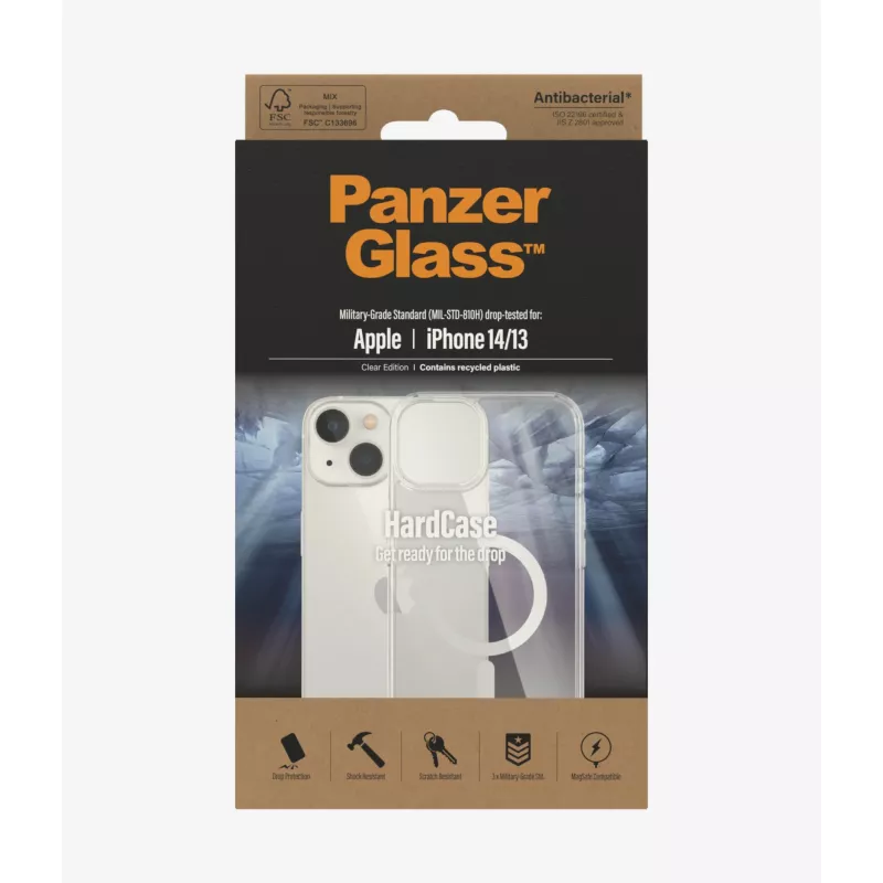 PanzerGlass HardCase MagSafe permatomas telefono dėklas 15,5 cm (6,1 col.)