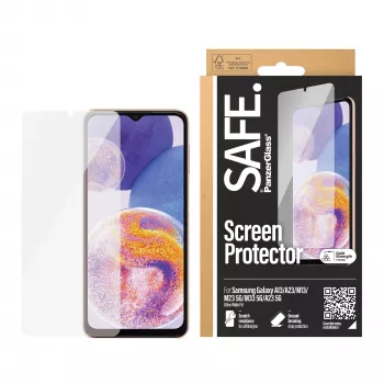 PanzerGlass SAFE. by ® Apsauginis stiklas Samsung Galaxy A13 | A23 | M13 | M23 5G | M33 5G | A23 5G | Ultra-Wide Fit