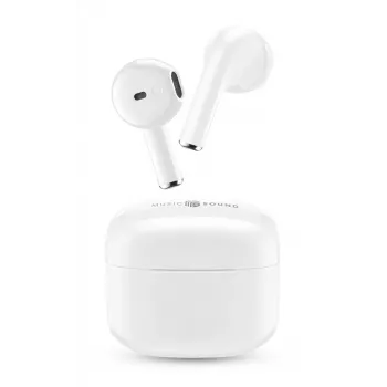 „cellular line“ Music Sound SWAG belaidės ausinės (kapsulės formos, TWS, baltos)