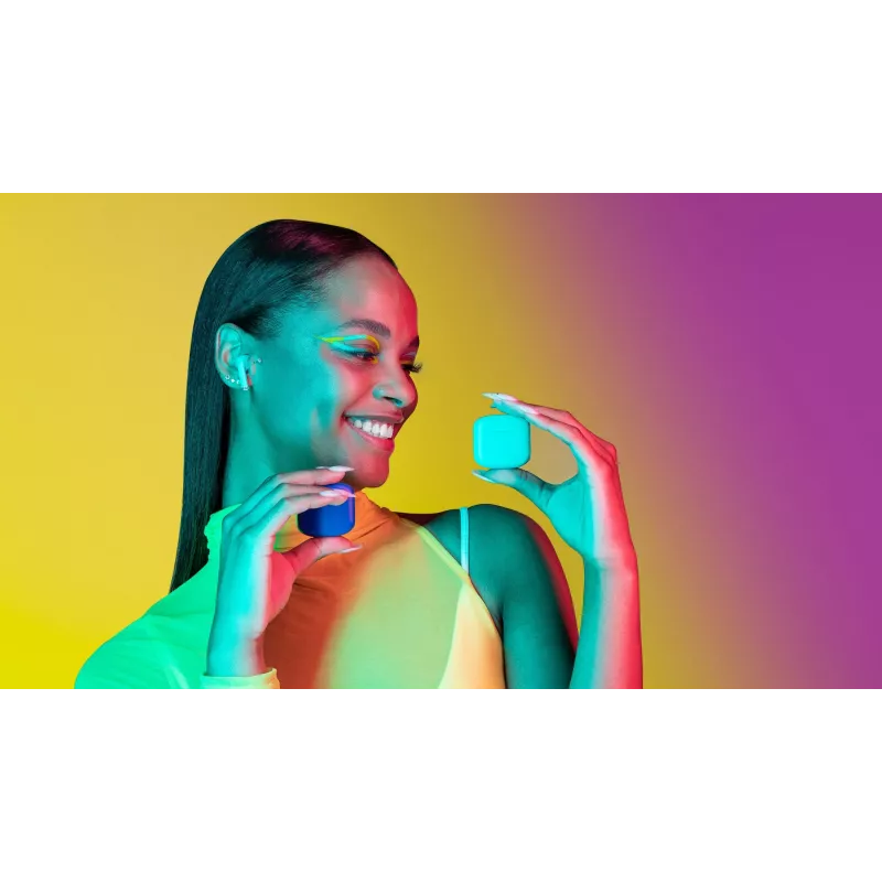 „cellular line“ Music Sound SWAG belaidės ausinės (kapsulės formos, TWS, baltos)