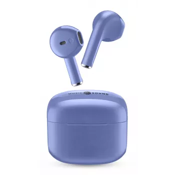 Ausinės Music Sound SWAG belaidės Bluetooth TWS į ausį, turkio spalvos