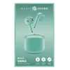 Cellular Line Music Sound SWAG belaidės ausinės (TWS, kapsulės formos, žalios)