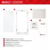 Displex Screen Protector (10H) Samsung Galaxy A54 5G, Eco Mounting Frame, atsparus įbrėžimams