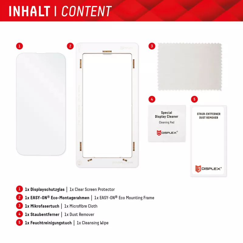 Displex Screen Protector (10H) Samsung Galaxy A54 5G, Eco Mounting Frame, atsparus įbrėžimams