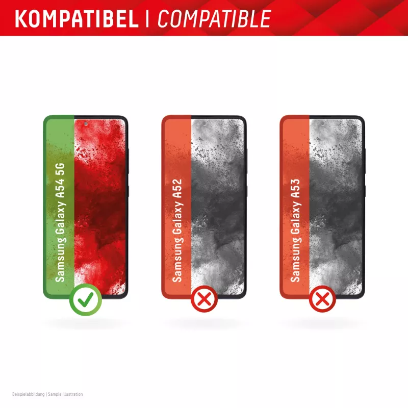 Displex Smart Glass (9H) Samsung Galaxy A54 5G, montavimo lipdukas, nedūžtamas