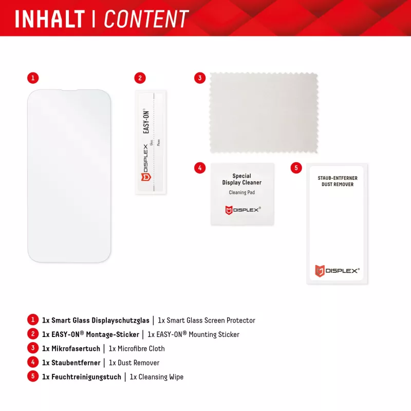 Displex Smart Glass (9H) Samsung Galaxy A54 5G, montavimo lipdukas, nedūžtamas