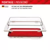 Displex Full Cover ekrano apsauginis stiklas (10H), skirtas Samsung Galaxy A54 5G, su EASY-ON® Eco montavimo rėmeliu