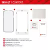 Displex Full Cover ekrano apsauginis stiklas (10H), skirtas Samsung Galaxy A54 5G, su EASY-ON® Eco montavimo rėmeliu