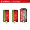 Displex privatumo ekrano apsauginis stiklas (10H), skirtas Apple iPhone 15/15 Pro, su Eco montavimo rėmeliu