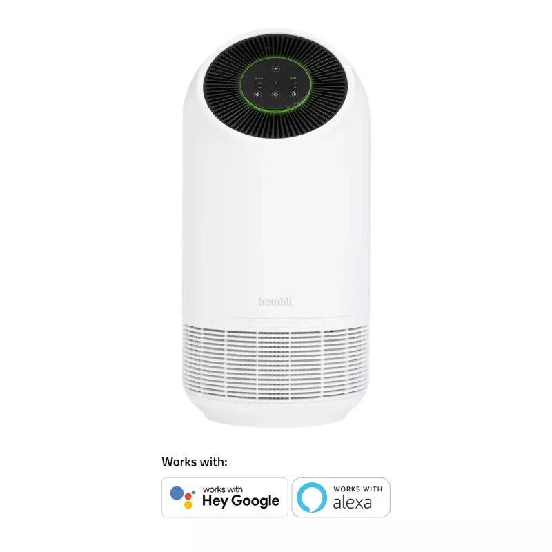 Oro valytuvas Hombli Smart Air Purifier Avanca International BV, 30 dB, baltas/juodas