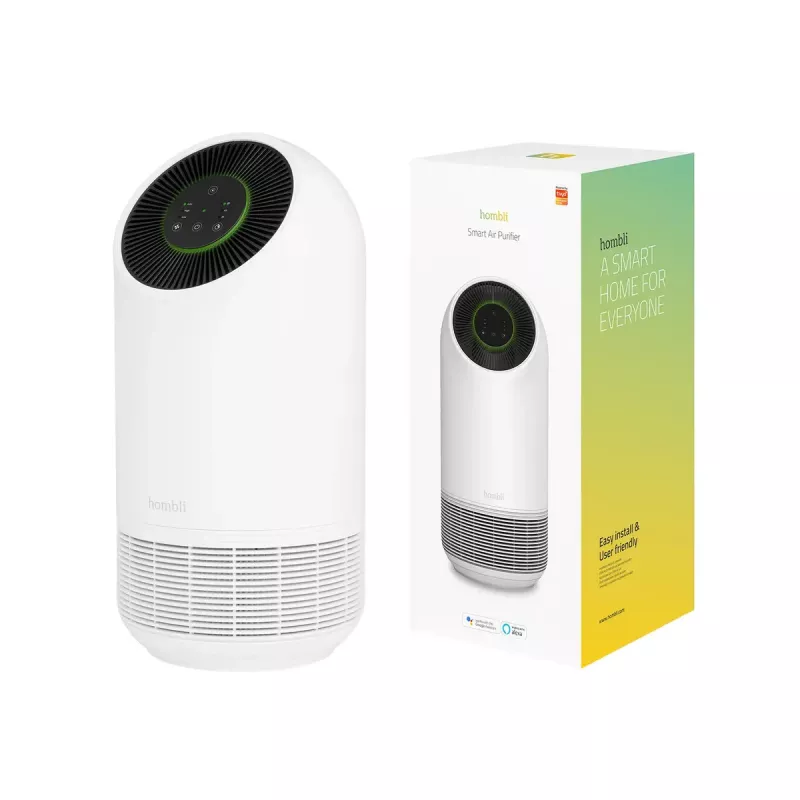 Oro valytuvas Hombli Smart Air Purifier Avanca International BV, 30 dB, baltas/juodas