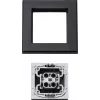 Viršelis elektriniam jungikliui Homematic IP 156171A0, pilkas, 86×86×16 mm