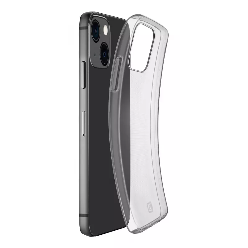 Dėklas Cellularline Fine iPhone 15 Skaidrus Monochromatinis Itin Plonas Lengvas