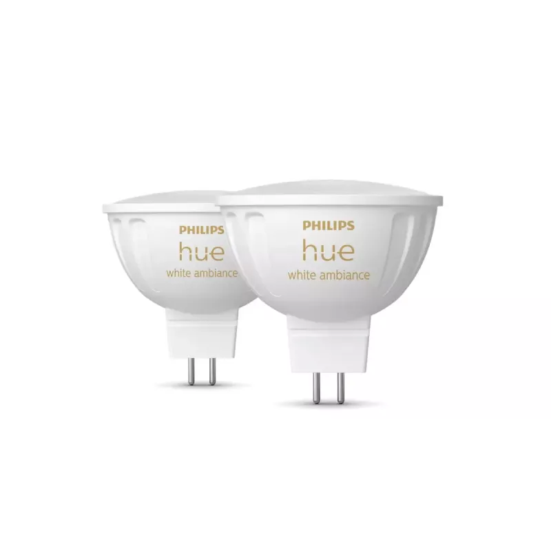 Prožektorius Philips Hue White Ambience MR16, GU53, 5,1 W, Bluetooth / Zigbee