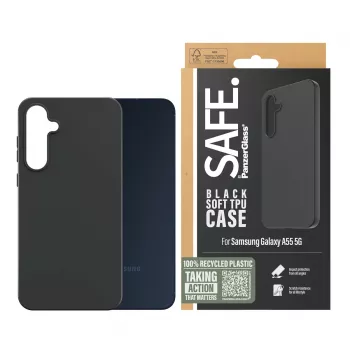 PanzerGlass SAFE. by ® TPU dėklas Samsung Galaxy A55 5G | Juodas