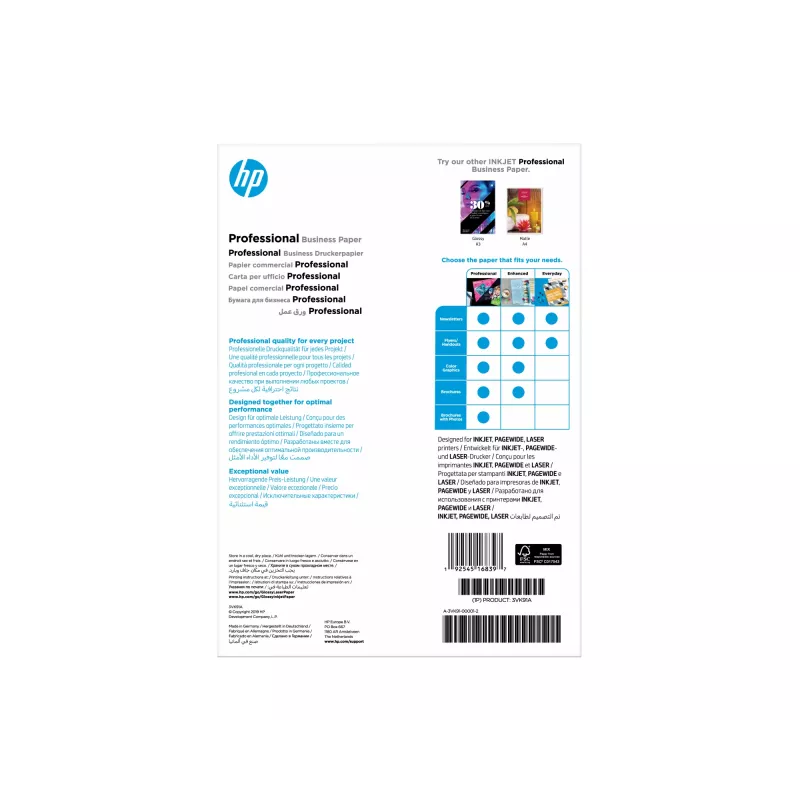 HP Professional Business Paper Glossy 180 g/m² A4 (210 x 297 mm) 150 lapų