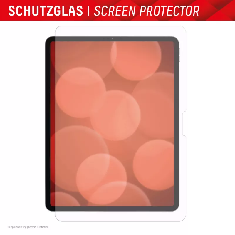Displex stiklinė apsauga planšetei (9H), skirta Apple iPad Pro 13'' (2025/2024), su EASY-ON® Eco montavimo rėmeliu, nedūžtanti, itin plona, nematoma