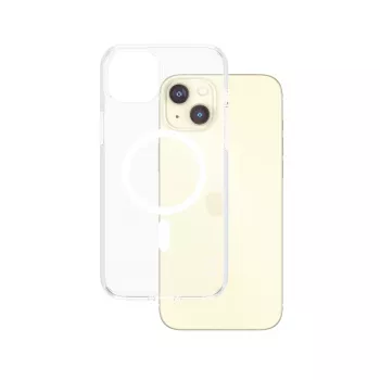 PanzerGlass CARE™ by ® Urban Combat dėklas iPhone 15 Plus permatomas su balta MagSafe