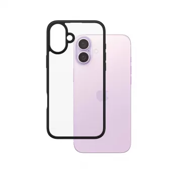Dėklas PanzerGlass HardCase Black iPhone '24 6.7 colio permatomas