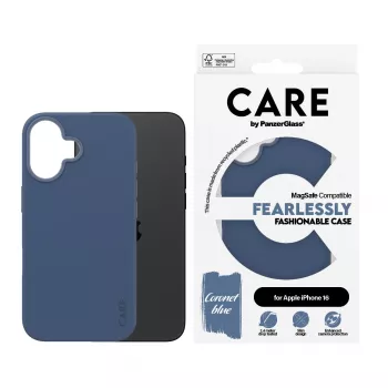 Dėklas PanzerGlass CARE by Fashionable Case Blue su MagSafe, iPhone 16