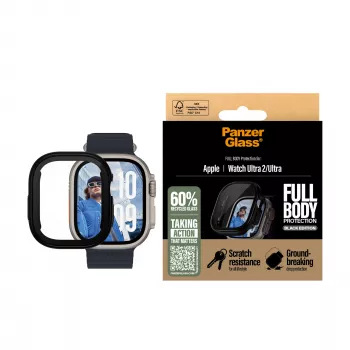 PanzerGlass ® Dėklas Full Body Black Apple Watch Ultra 3 | Ultra 2 | Ultra | 49mm