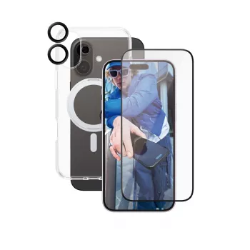 PanzerGlass CARE by ® 3-in-1 Ceramic Bundle iPhone 16 Plus
