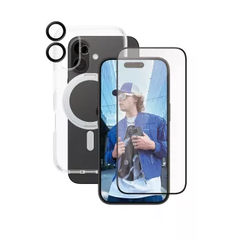 PanzerGlass CARE by ® 3-in-1 Ceramic Bundle iPhone 16