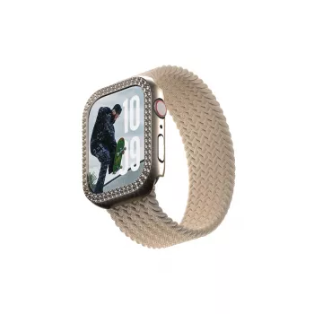 PanzerGlass SAFE. by ® Bling Bumper Gold Apple Watch Series 10 42mm Skaidrus