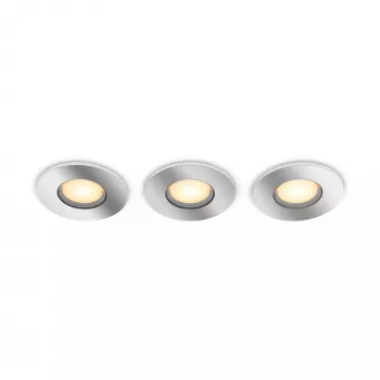 Įleidžiamas šviestuvas Philips Hue White Ambiance Adore 3x350 lm, pritemdomas, reguliuojama balta šviesa