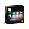 Įleidžiamas šviestuvas Philips Hue White Ambiance Adore 3x350 lm, pritemdomas, reguliuojama balta šviesa