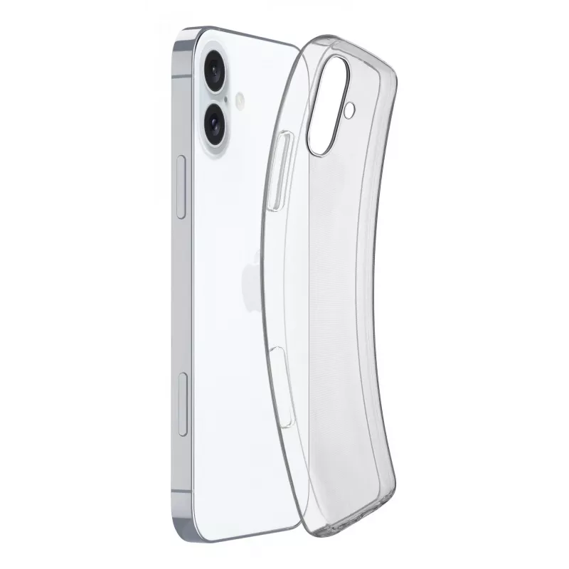 Cellularline Fine Case FINECIPH16T skaidrus dėklas iPhone 16 telefonui