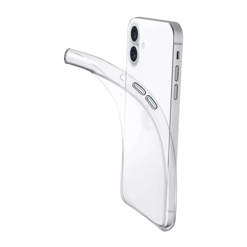 Cellularline Fine Case FINECIPH16T skaidrus dėklas iPhone 16 telefonui