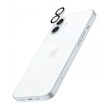 Cellularline kameros lęšio apsauginis stiklas iPhone 16 – skaidrus, atsparus įbrėžimams ir smūgiams