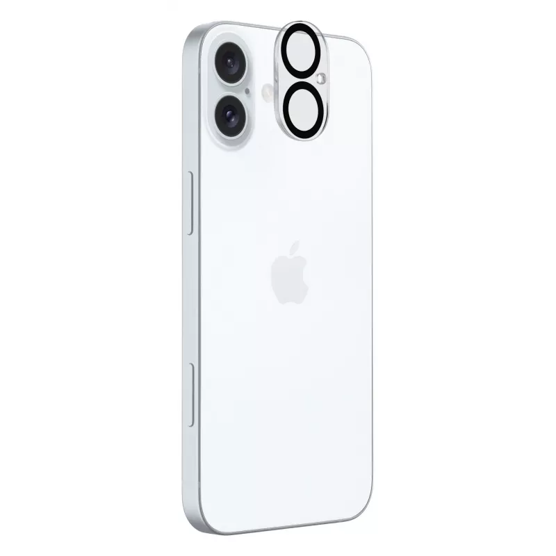 Cellularline kameros lęšio apsauginis stiklas iPhone 16 – skaidrus, atsparus įbrėžimams ir smūgiams