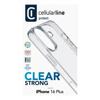 Dėklas Cellularline CLEARDUOIPH16MAXT iPhone 16 Plus 17 cm Skaidrus