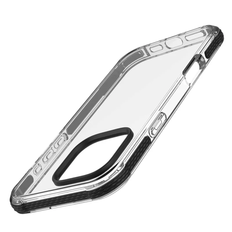 Cellularline Strong Guard dėklas iPhone 16 Pro išmaniajam telefonui, permatomas