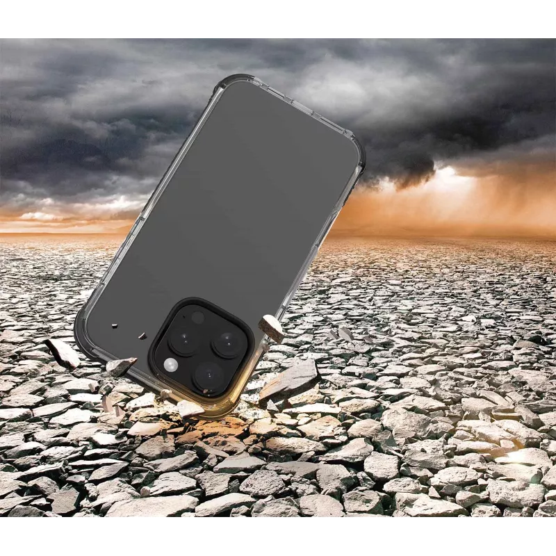 Cellularline Strong Guard dėklas iPhone 16 Pro išmaniajam telefonui, permatomas
