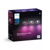 Philips Hue White and colour ambience 3 vnt. Centura įleidžiamas prožektorius