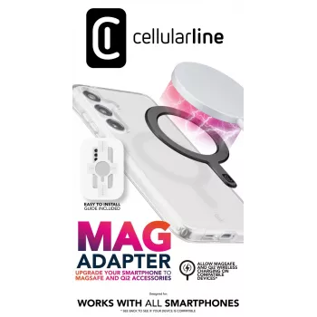 Cellularline MAGADAPTERK magnetinis žiedas išmaniesiems telefonams, MagSafe ekosistemos įgalinimo adapteris