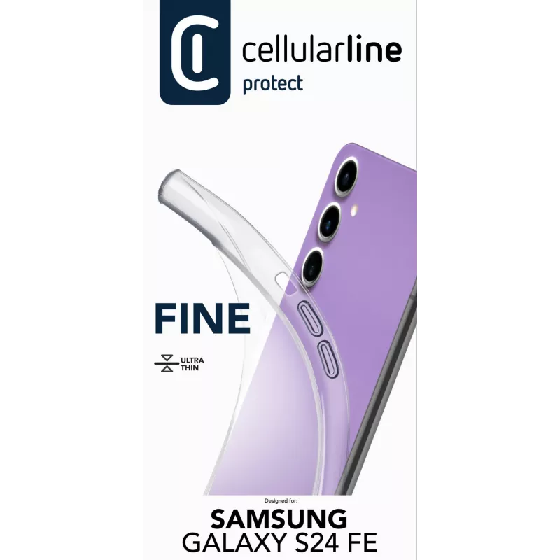 Dėklas Cellularline Samsung Galaxy S24 Fe 17 cm Skaidrus