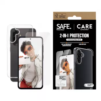 PanzerGlass CARE 2-in-1 rinkinys Samsung Galaxy A35 5G – ekrano apsauga ir dėklas
