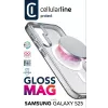 Cellularline Gloss Mag - Magnetinis dėklas Samsung Galaxy S25, skirtas įkrovimui ir tvirtinimui prie MagSafe įkroviklio