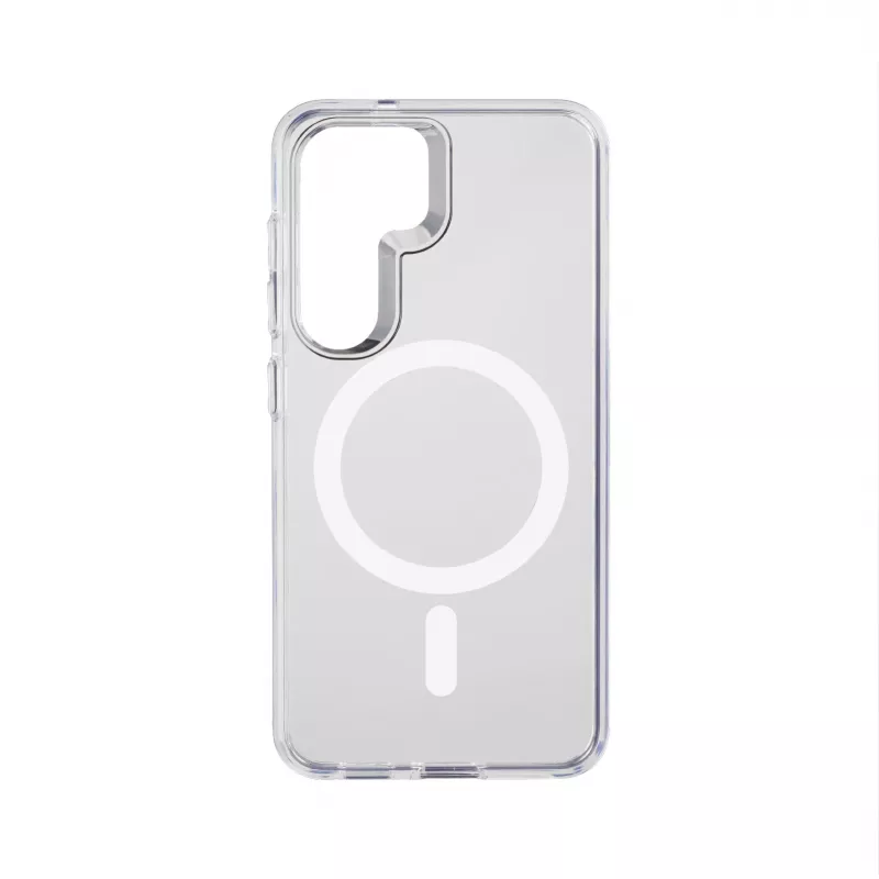 Cellularline Gloss Mag - Magnetinis dėklas Samsung Galaxy S25, skirtas įkrovimui ir tvirtinimui prie MagSafe įkroviklio