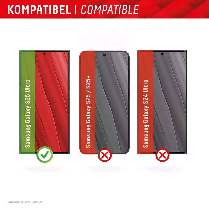 Displex Smart Glass (9H) Samsung Galaxy S25 Ultra, tvirtas stiklas, montavimo lipdukas, nedūžtantis